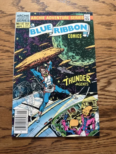 Blue Ribbon Comics #12 (Archie Adventure 1984) Thunder Agents! Newsstand VF