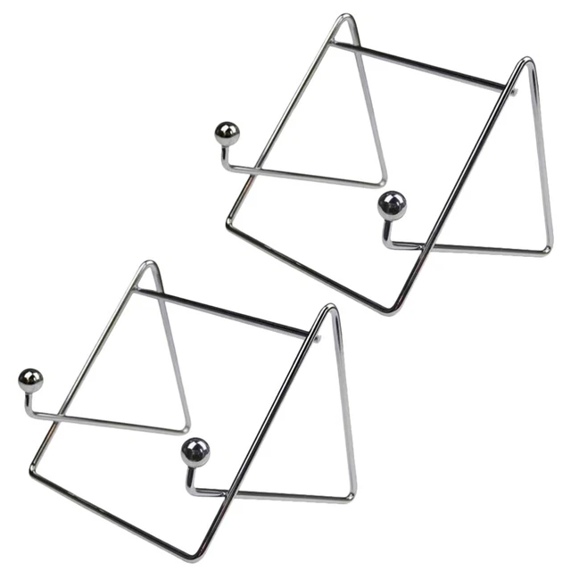 2 piezas Placa de soporte para tableta Caballete Cable Caballete Soportes Estante Tarjeta de visita