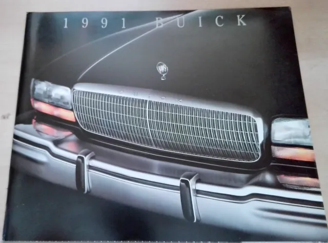 1991 Buick Full Model Line Dealer Showroom Deluxe Sales Brochure Catalog NEW