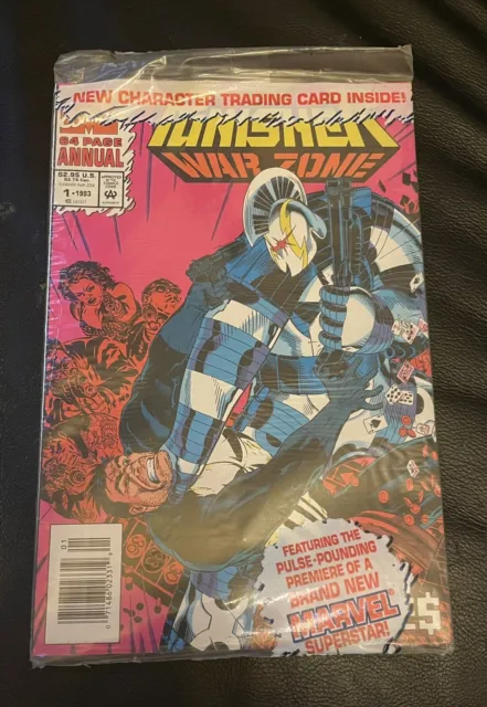 Punisher War Zone Annual #1 Nm Sealed Newsstand 1St Phalanx Marvel Comics 1993