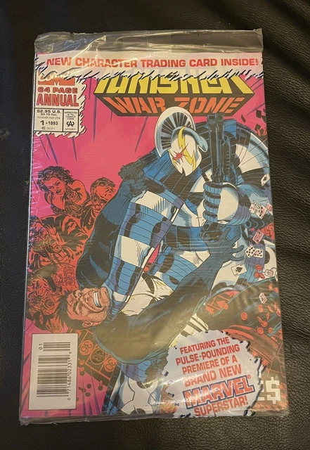 Punisher War Zone Annual #1 Nm Sealed Newsstand 1St Phalanx Marvel Comics 1993