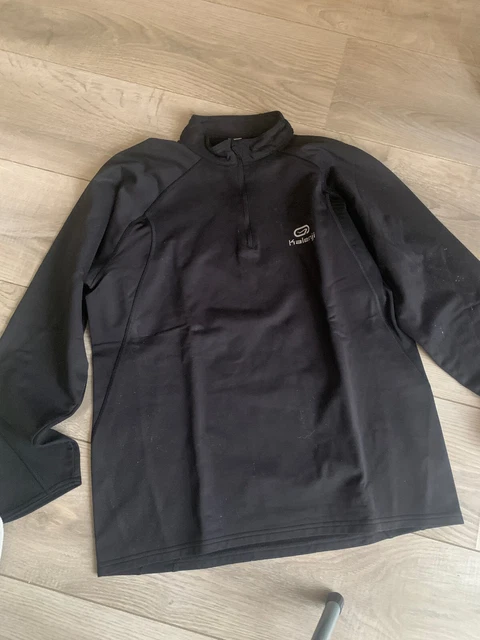 POLO KALENJI DECATHLON Manches Longues Running Taille S Gris