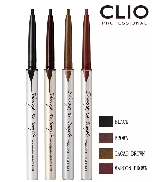[CLIO] Sharp So Simple Waterproof Gel Pencil Eyeliner 0.14g KOREA NEW
