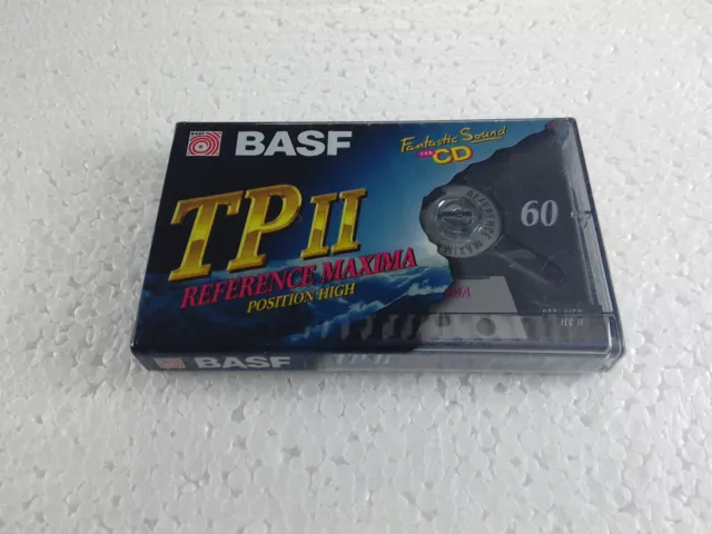 BASF Reference Maxima TP II 60 MC Kassette Tape NEU und OVP