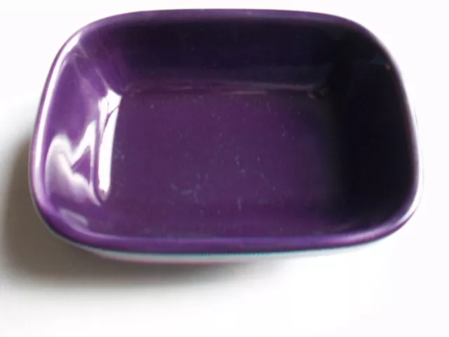 Workshops Of Gerald Henn Pottery Soap Dish Trinket Dish Purple 5" Htf Roseville