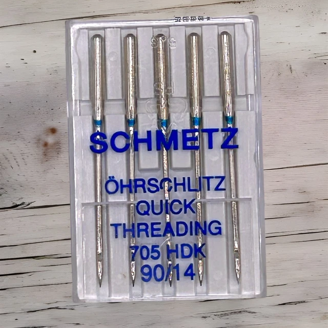 Agujas de roscado rápido Schmetz 5ct 705 HDK 90/14