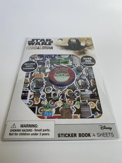 starwars sticker book 4 sheets includes puffy stickers 2