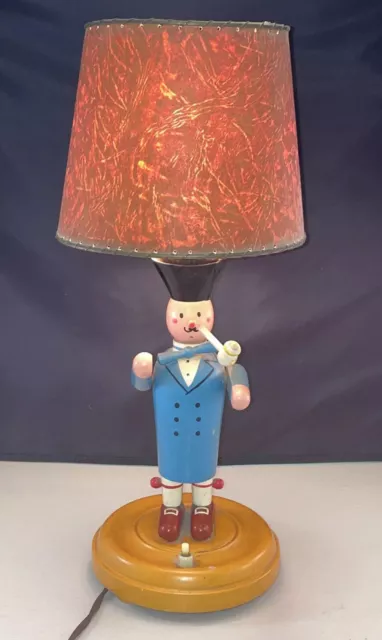 Vintage Wooden Toy Soldier Children’s Lamp