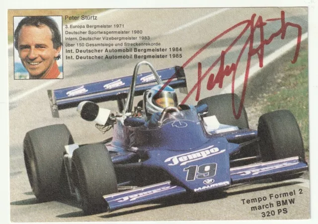 PETER STÜRTZ - orig. Autogramm - signed, autograph