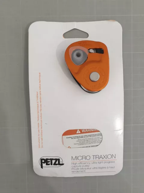 Petzl Micro Traxion Seilrolle Orange (P53800 0BA)