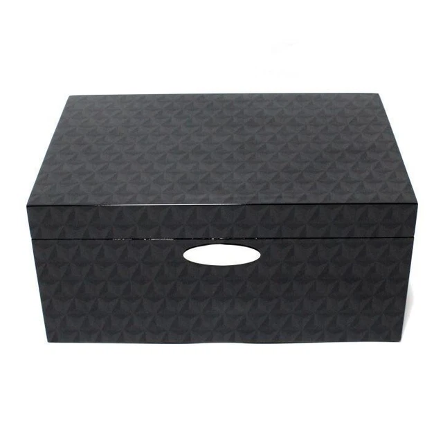 Unused S.T.Dupont 75 Humidor Firehead Black Cigars Case Wood Box [New]
