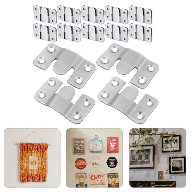 15 Pairs Heavy Mirror Hanging Kit Frame Hanger Heavy Duty Hangers Tool