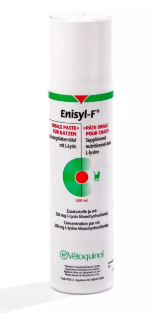 ENISYL F ® 100ml Pumpflasche mit L-Lysin f. Katzen - Herpes Virus (244,00€/1l)