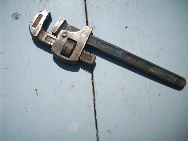 Llave de tubería tipo Stilson Record 14 vintage
