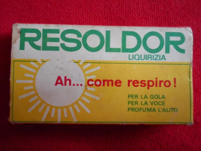 Scatola Vintage Resoldor Liquirizia Gazzoni & C. Bologna Da Collezione