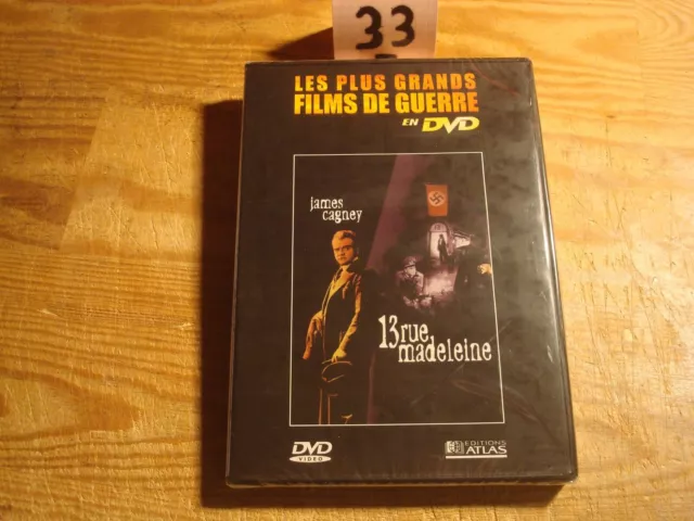 DVD : 13 RUE MADELEINE - James Cagney - Guerre  //  Neuf