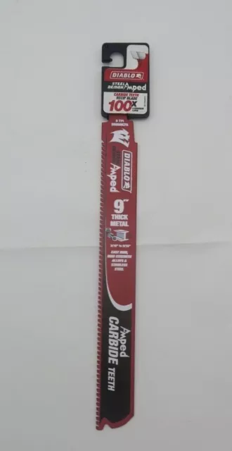 Diablo Steel Demon Amped 9" Thick Metal 3/16" to 9/16" 8 TPI DS0908CFA NEW