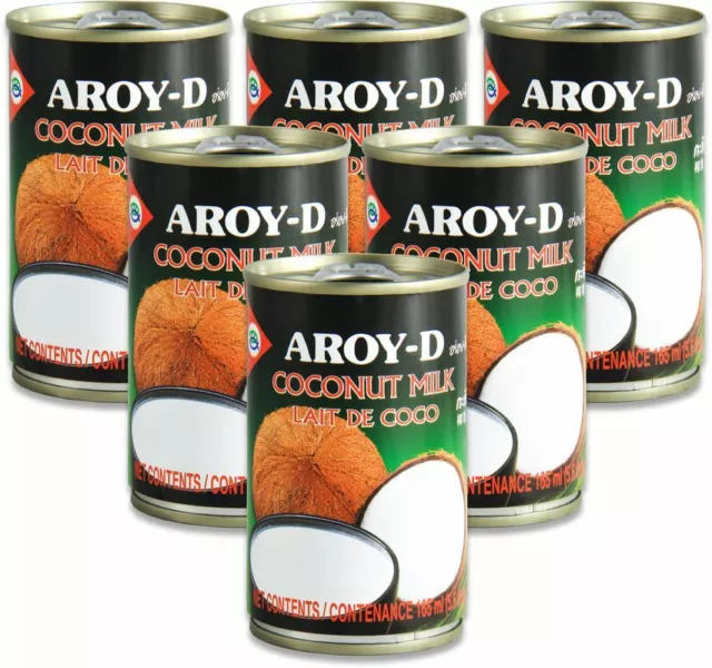 [6x 165 ml] AROY-D latte di cocco / latte di cocco / latte di cocco / latte di cocco