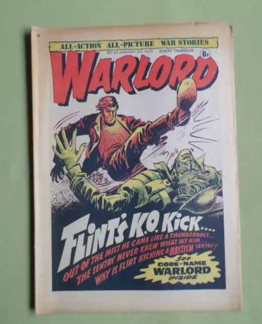 Warlord  - Uk Vintage  Boys Comic - 3 Jan 1976   #67