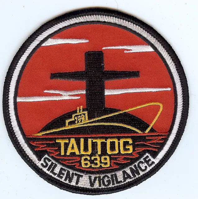 USS Tautog SSN 639 - Crest 4 inch BC Patch Cat No C5402