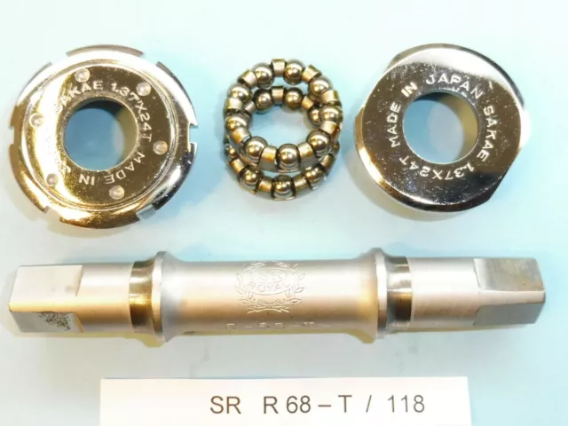 SR Royal  68 - 118 mm Triple bicycle bottom bracket/NOS L'eroica