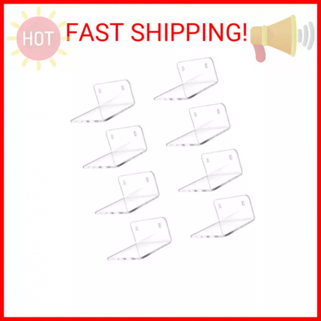 Acrylic Small Shelf Mini Floating Wall Shelf Wall Mounted Storage Shelf For Pic