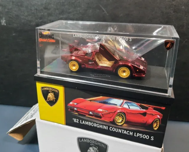 Hot Wheels RLC Exclusive _ 1/64 _ 2019 _ '82 Lamborghini Countach LP500 S _ Red