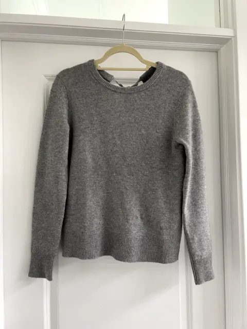 EUC Gray THEORY Cashmere "SALOMINA" Sweater Size S
