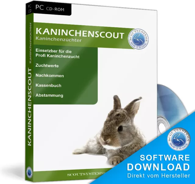 Kaninchenscout,Kaninchenzucht Verwaltung,Kaninchen EDV,Software,Programm,Zucht