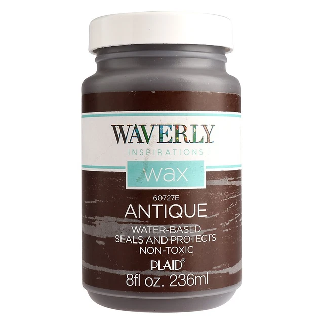 Waverly Inspirations Chalk Paint Wax, Ultra Matte, Antique, 8 Fl Oz