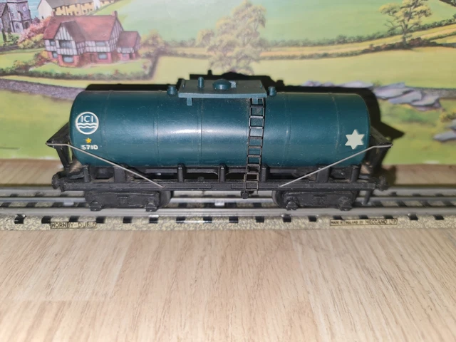 Hornby Dublo Model Railways Oo Gauge 2/3 Rail Ici Caustic Liquor Tank Wagon 5710