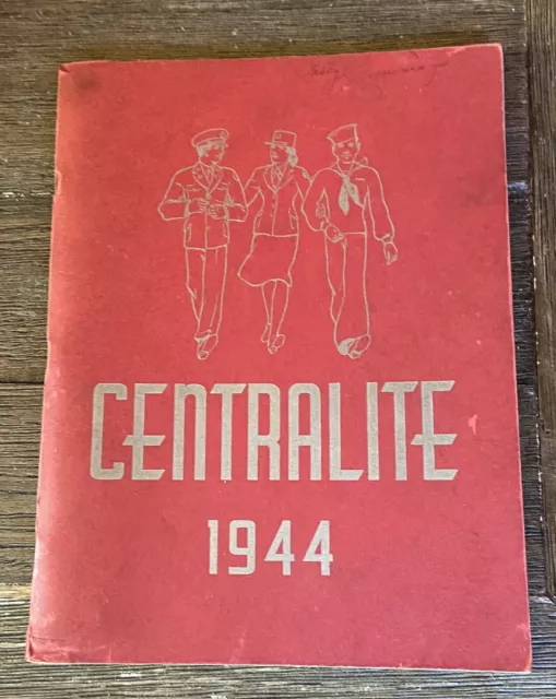 1944 Central High School  Yearbook Knoxville Tennessee TN