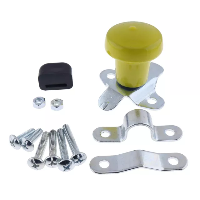 For Cub Cadet & Moline Tractor Yellow Vinyl Steering Wheel Spinner Knob WSV123Y