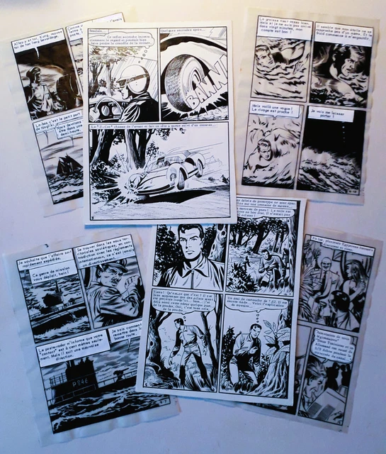 Planches Originales Real Deal Comics - Lawrence Hubbard / Raw Dawg Vice (signées)