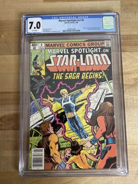 Marvel Spotlight 6 1980 Cgc 7.0 White Pages Newsstand 1St Star-Lord Key Gotg Mcu