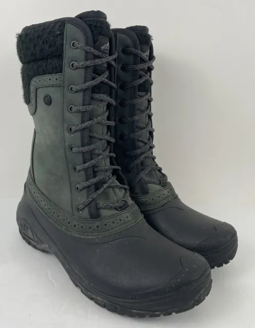 The North Face Womens Shellista II Mid Boots Black Winter Boots Size 8