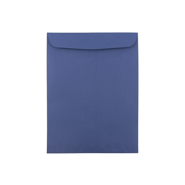JAM Paper 9 x 12 Open End Catalog Envelopes. Presidential Blue 263917110