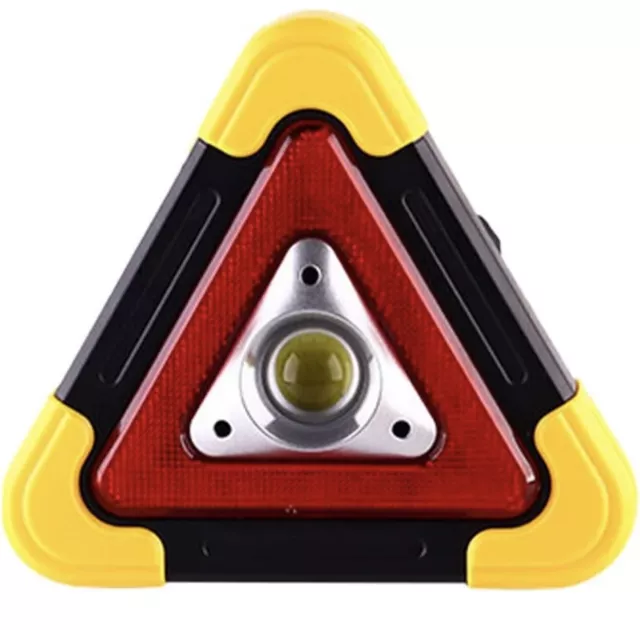 Warning Triangle Car Light Multi-Function Road EU Emergency Breakdown COB Light