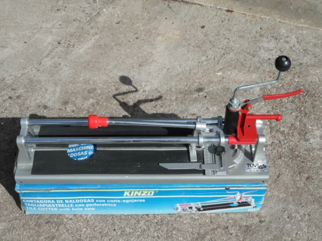 KINZO TILE CUTTER With Hole Saw In Original Box Hardly Used In