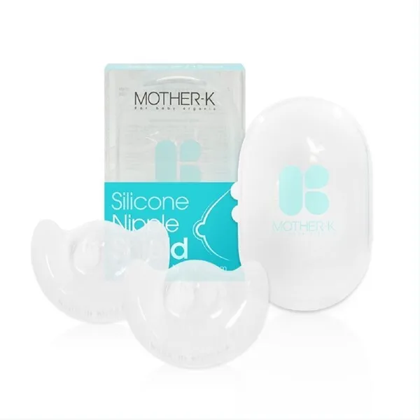 Mother-k Extra Fina Silicona Pezón Cubiertas Protecciones 2Pcs Talla M Reusable