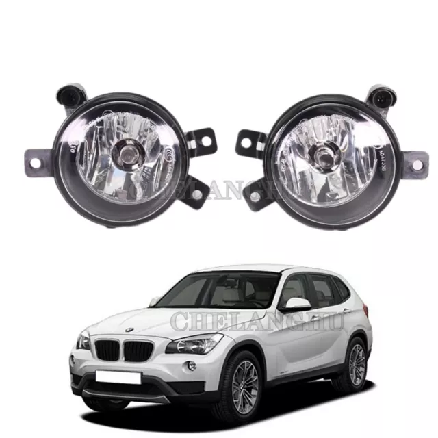 Pair Fog Light Lamp With Bulbs For BMW X1 E84 2009 2010 2011 2012 2013 2014 2015