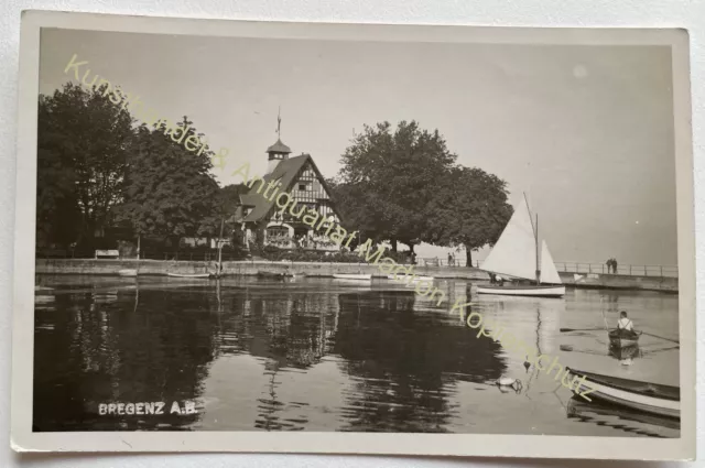 orig. Foto AK Bregenz Bodensee um 1920