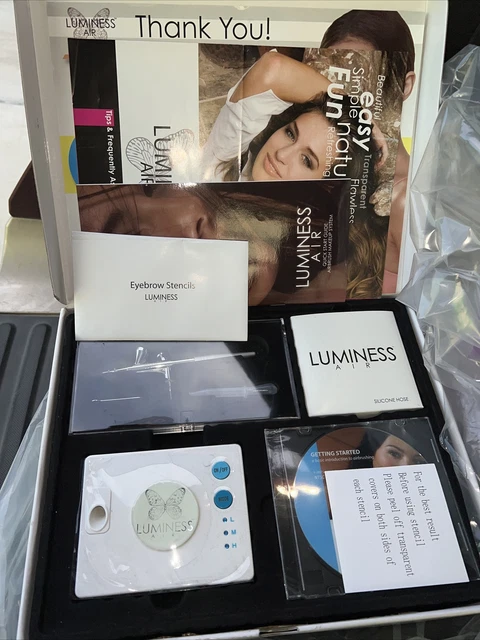 Luminess Air PC-100 Cosméticos Maquillaje Sistema de aerógrafo Cuidado de la piel Blanco Sin usar