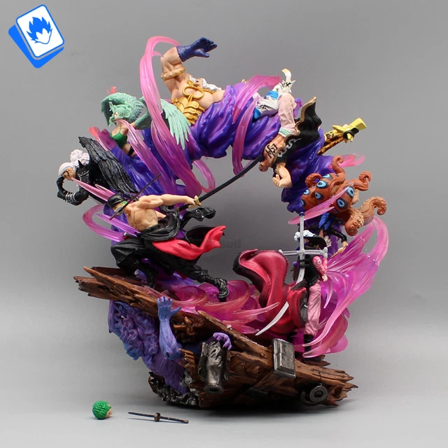Figurines Articulées One Piece Luffy Kid Law 20 Cm - Statue Collector Capitaine édition Spéciale