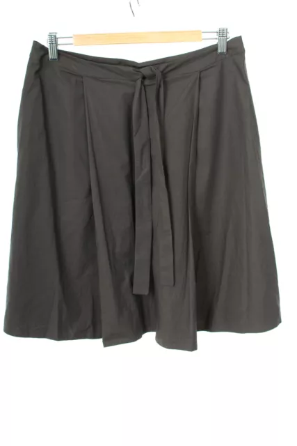 COS Rock Skirt Jupe Minirock mit Viskose Baumwolle Damen Gr. DE 40 in Braun