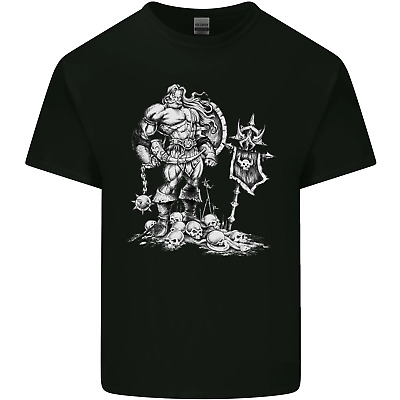 Viking Warior TESCHIO Thor Odino Valhalla MMA Da Uomo Cotone T-Shirt Tee Top