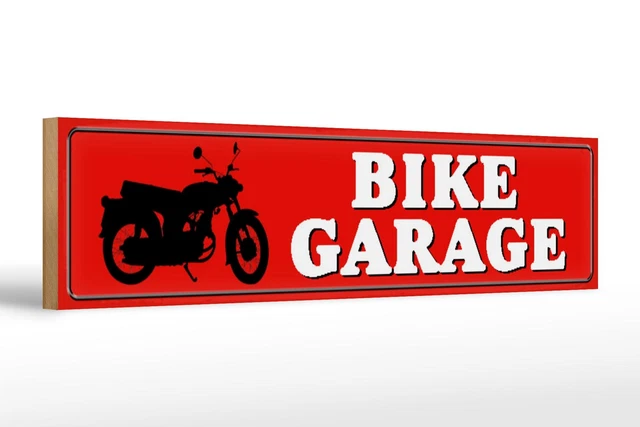Panneau Décoratif Métal Garage Moto Personnalisé - Style Industriel Cave D'homme