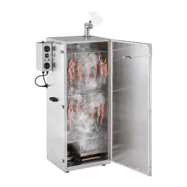 Fumoir Four Chambre Fumage Inox 135°C 8 Etages Viande Poisson 147 L Minuterie