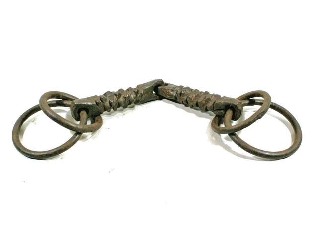 Mors De Bride Ancien Pour Cheval – Fer Forgé – Travail