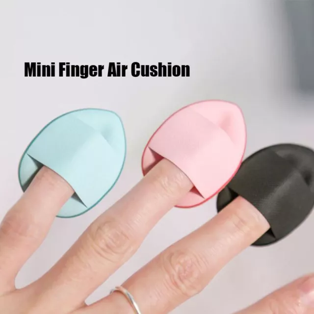 1PCS Size Finger Shape Cosmetic Puff Air Cushion Sponge Soft Foundation T-wf